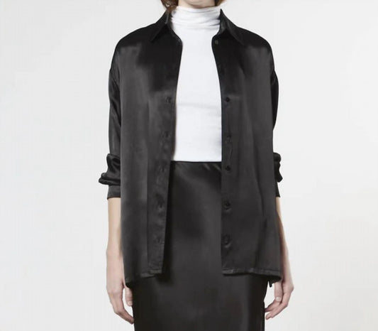 Enza Costa - Satin Long Sleeve Shirt