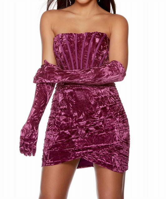 Alyce Paris - Opera Gloves Corset Dress