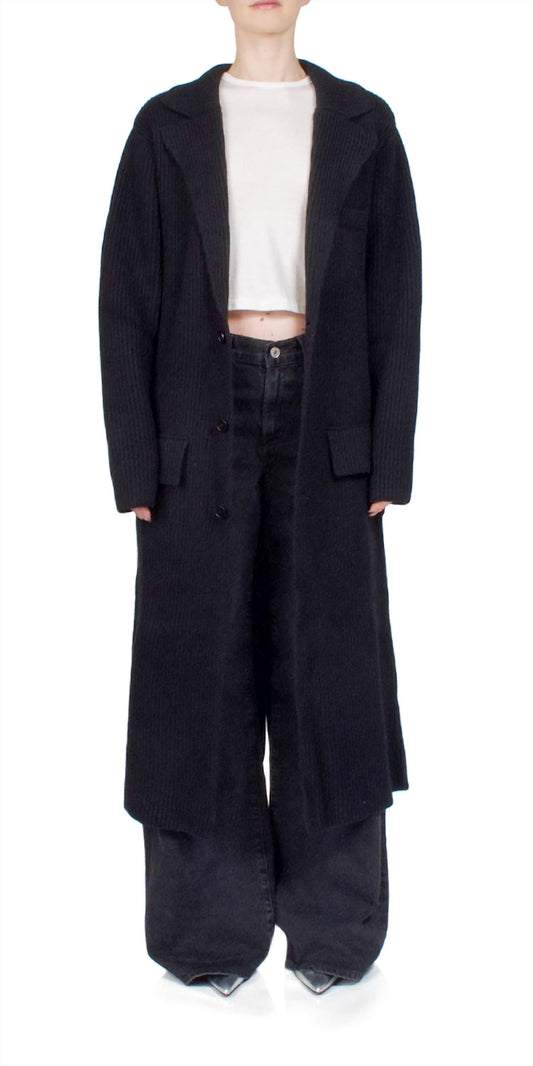 Aya Muse - Knit Trench Coat