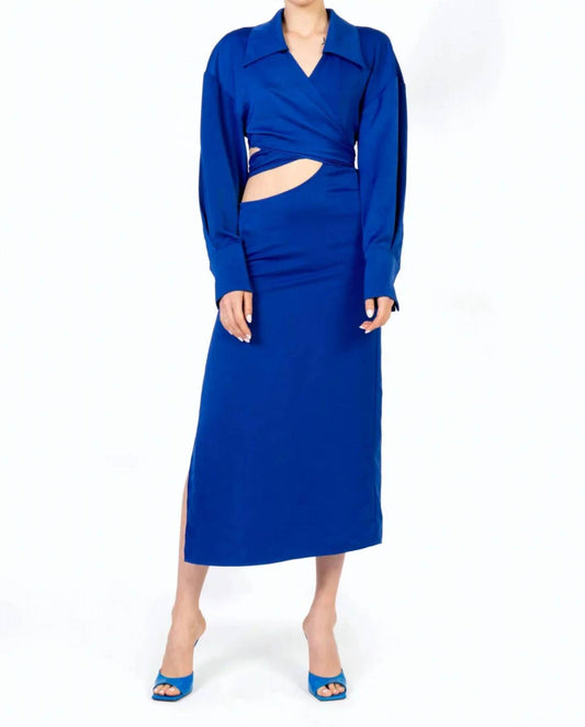 Ronny Kobo - Ranell Cutout Wrap Dress