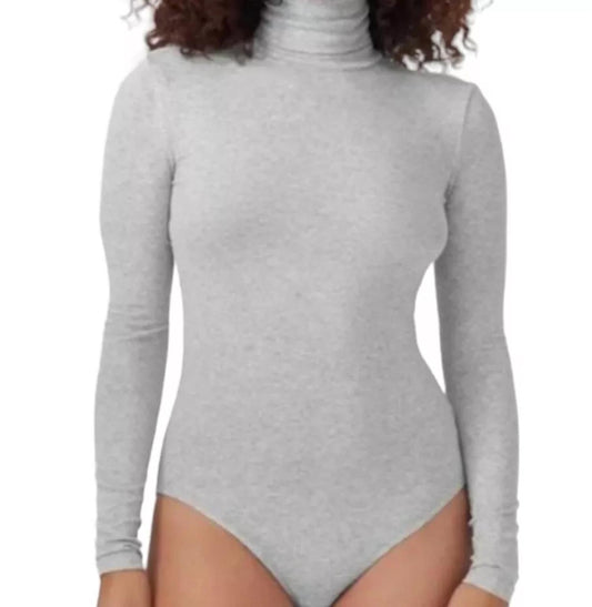 American Apparel - Cropped Top Bodysuit Long Sleeves
