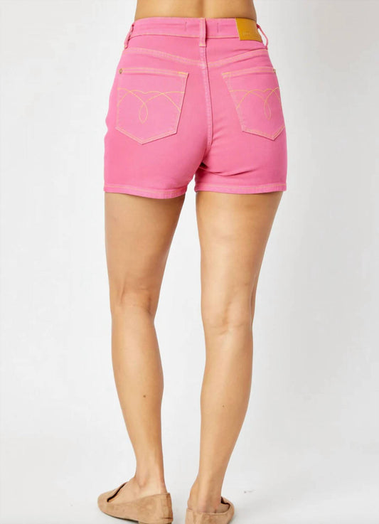 Judy Blue - Embroidered Pocket Shorts