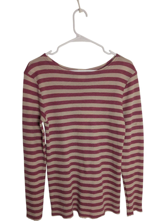 By Basics - Women's Stripe Boat Neck Top