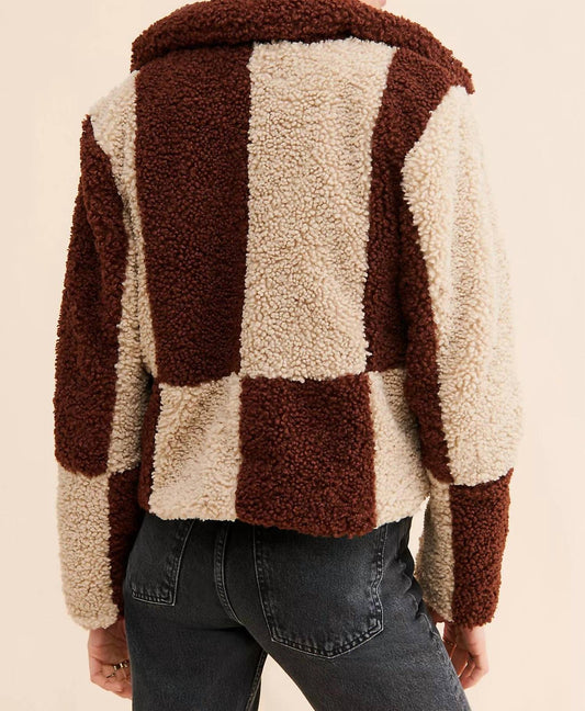 En Saison - Check Sherpa Jacket