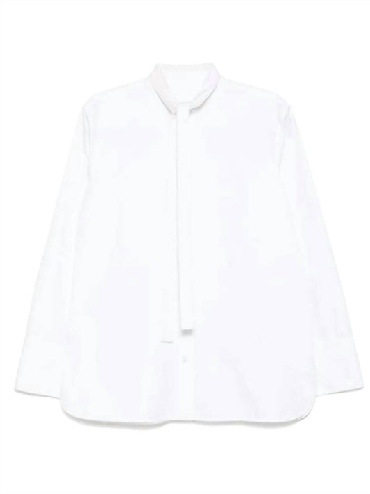 Jil Sander - Tie Poplin Shirt
