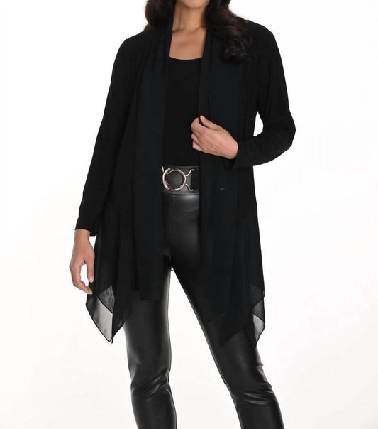 Frank Lyman - Knit Throw Over Cardigan