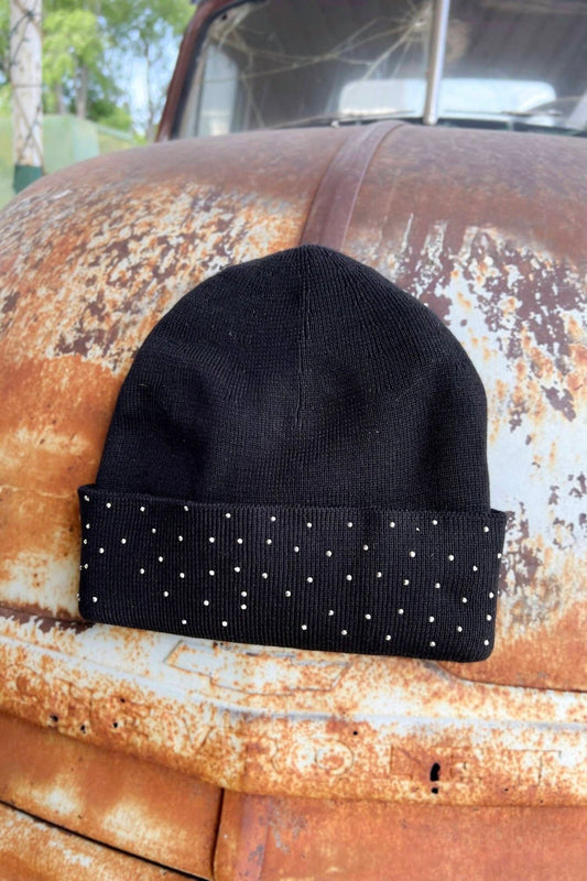 Rowdy Crowd - Shine Bright Rhinestone Embellished Winter Beanie
