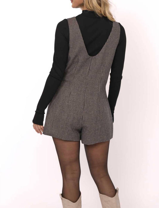 Sadie & Sage - Outta Here Officer Buttons Romper