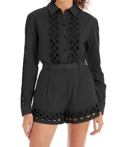 Allison New York - Nina Eyelet Shirt