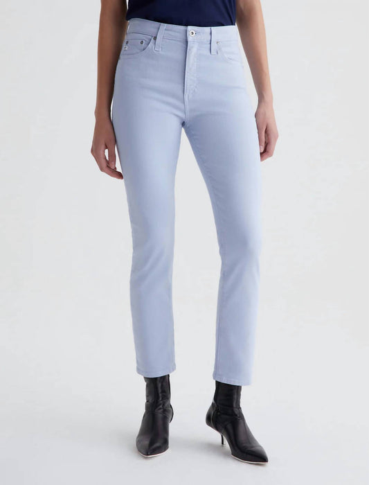 Ag Jeans - Ag Mari Crop High Rise Slim Straight Cut Jeans