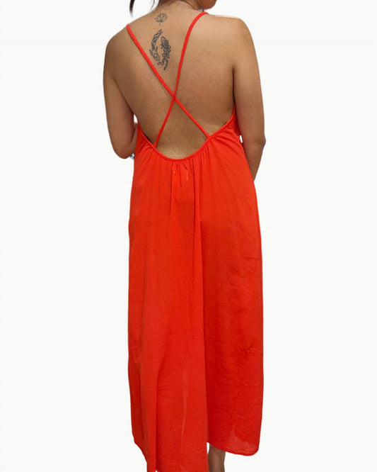 9Seed - Seychelles Cross-back Midi Dress