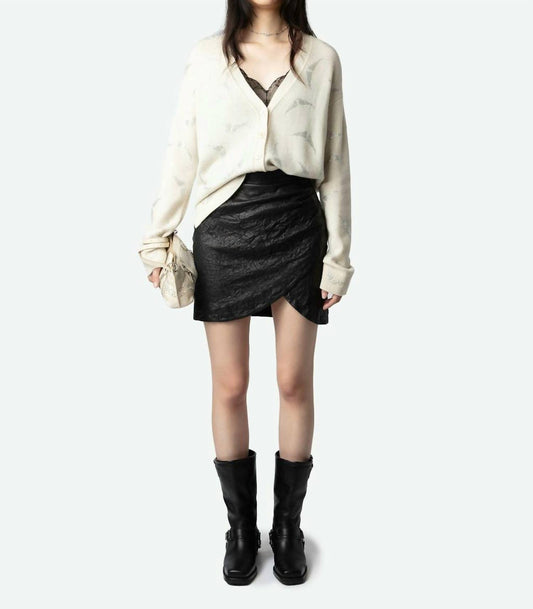 Zadig & Voltaire - Mirka Diamanté Wings Cashmere Cardigan