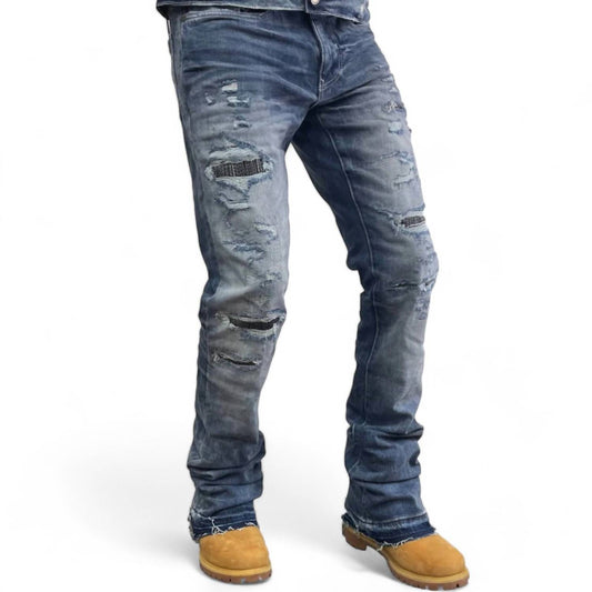 Jordan Craig - MEN'S THEO SLIGHT FLARE STACK DENIM JEAN