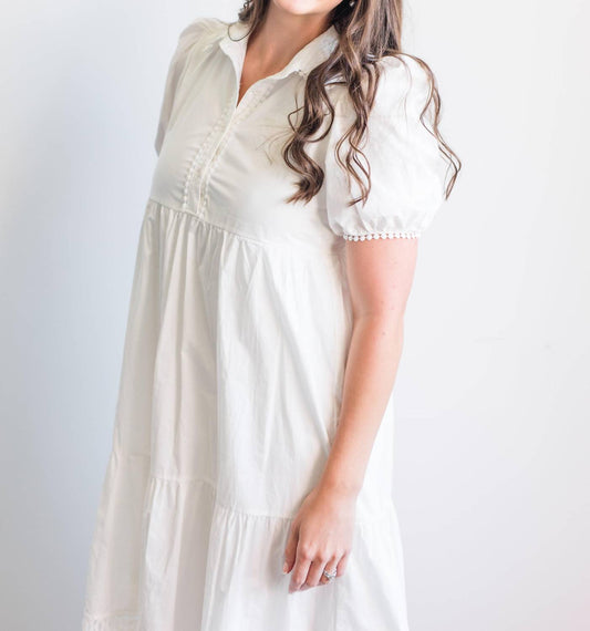 Tcec - Birdie Collared Midi Dress