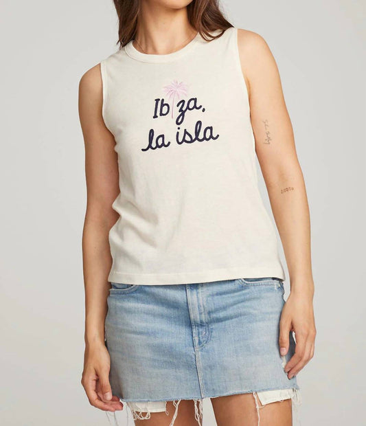 Chaser - Women's Ibiza Palm Muscle Top