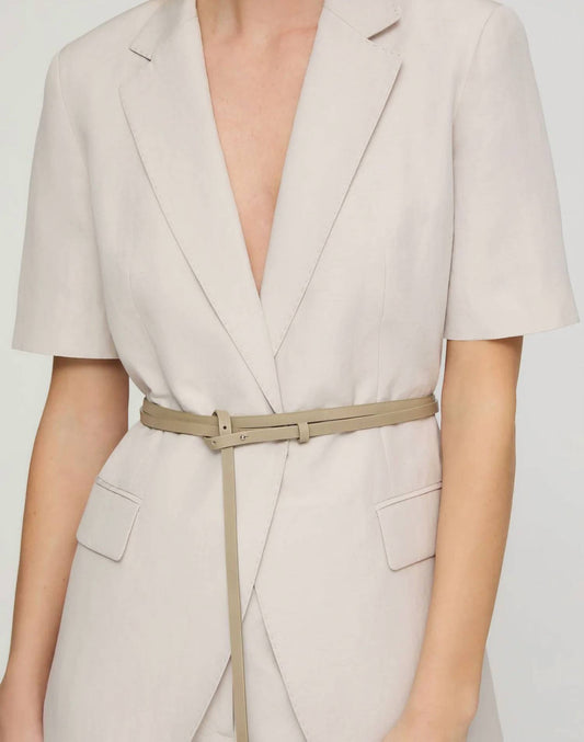 Lafayette 148 - Short Sleeves Blazer with Belt
