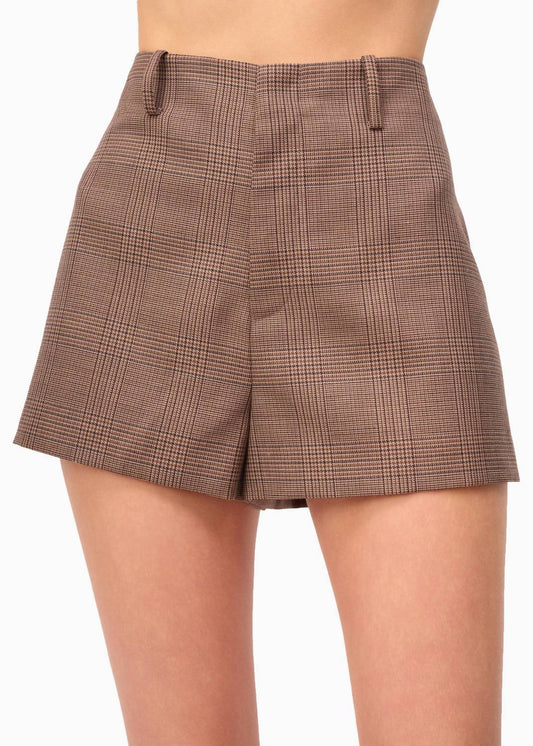 Cami Nyc - Jolle Plaid Short