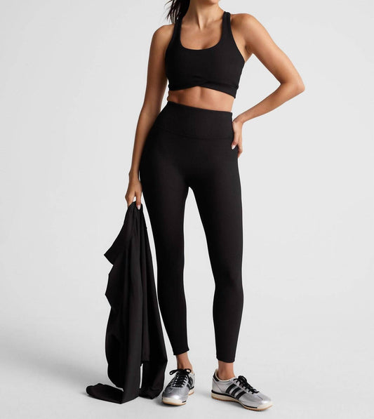 Beyond Yoga - Impulse Ribbed High Waisted Midi Leggings