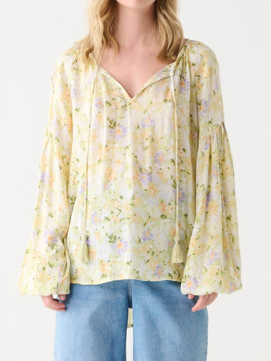 Dex - FLORAL PEASANT BLOUSE