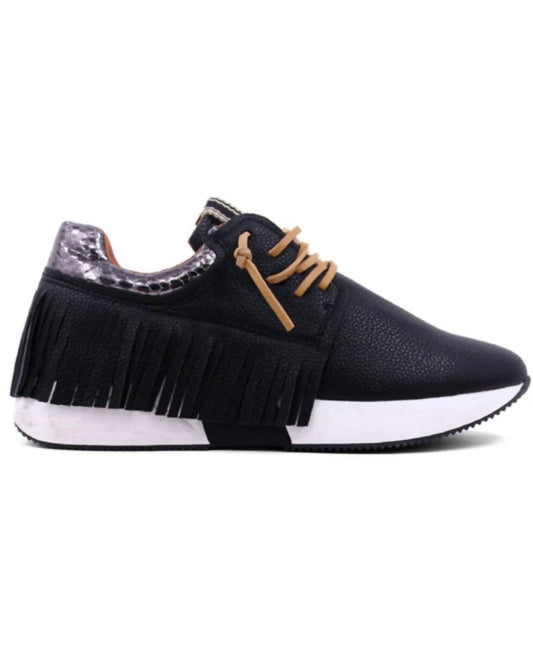 Cowgirl Vogue - Women's Fringe Sneaker