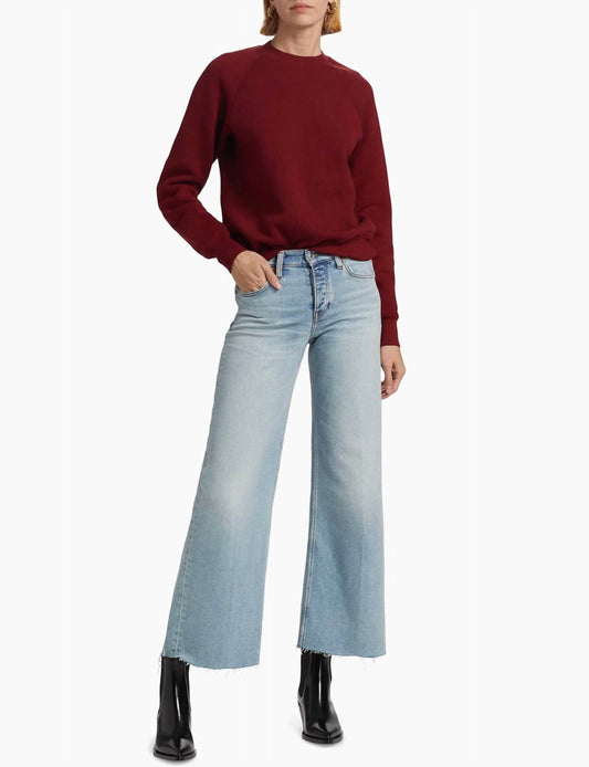 Re/Done - Mid-rise Stretch Wide-leg Crop Jeans