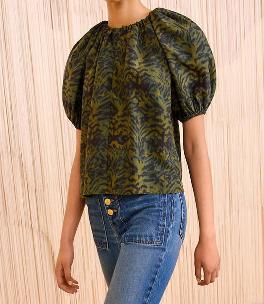 Ulla Johnson - Talie Silk Short Sleeve Blouse