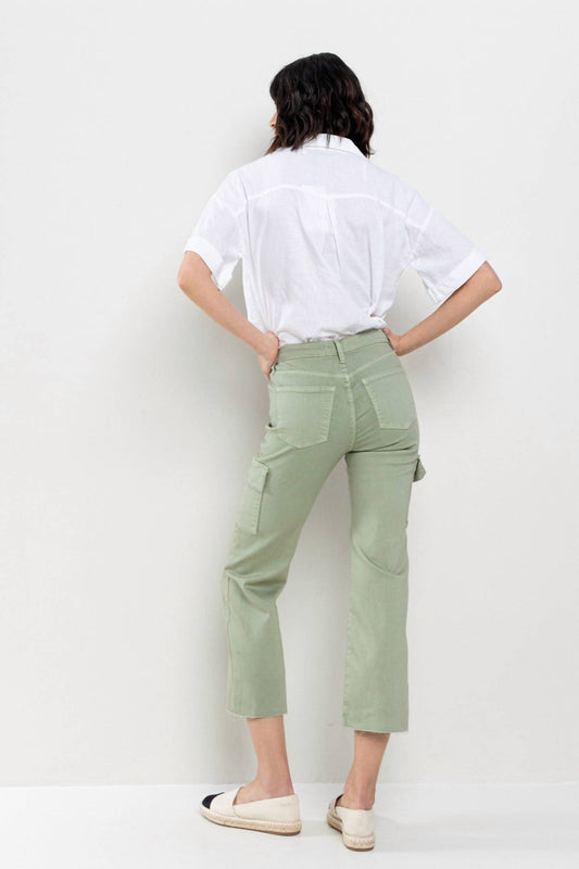 Sneak Peek - Women's High Rise Crop Cargo Pants