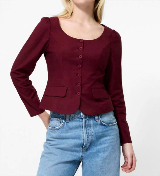 French Connection - Inga Poplin Scoop Neck Top
