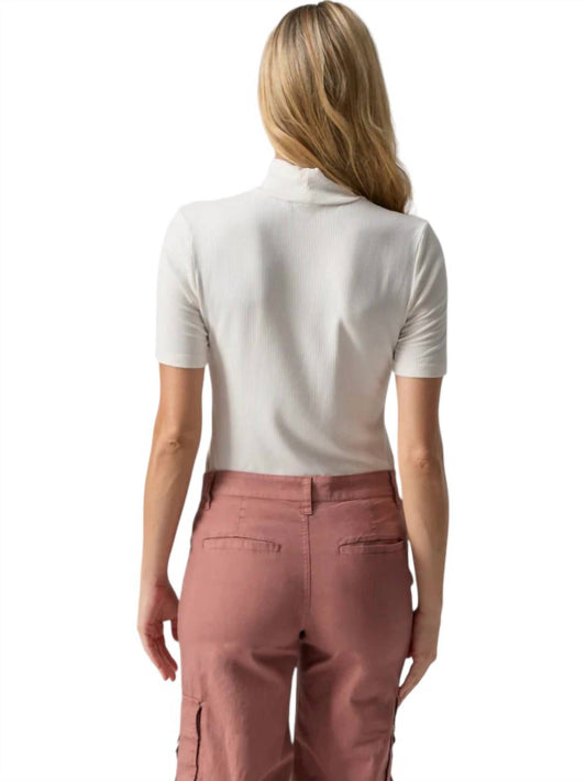 Sanctuary - Essential Short Sleeve Mock Neck Top