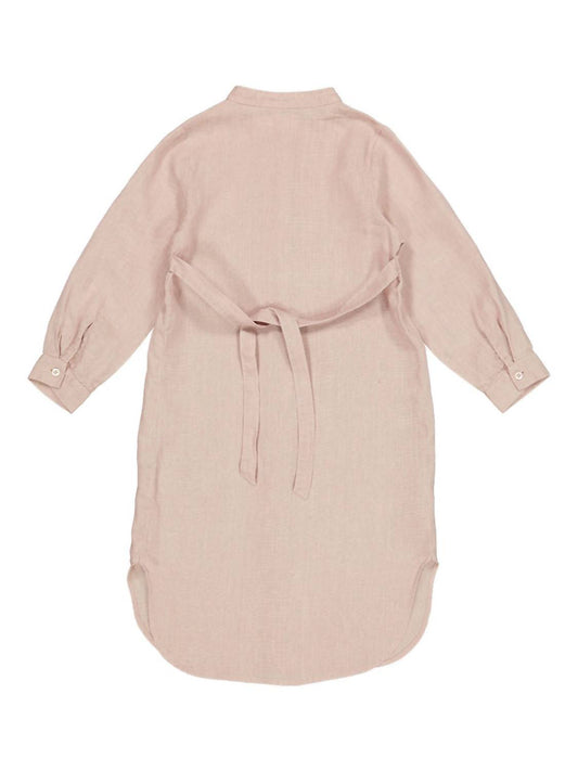 Girl's Dosa Linen Shirt Dress