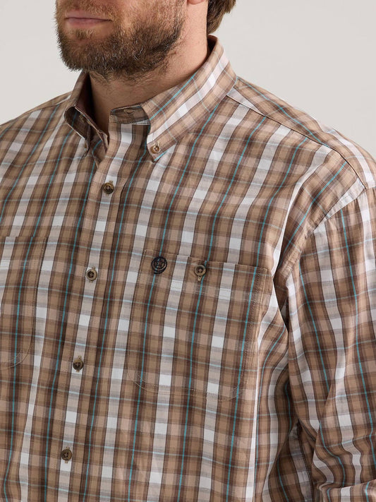 Wrangler - Mens George Strait Long Sleeve Button Down Shirt