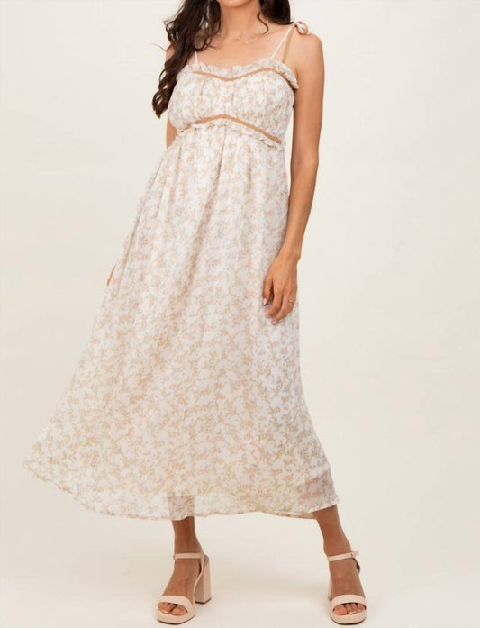 Davi & Dani - Garden Floral Midi Dress