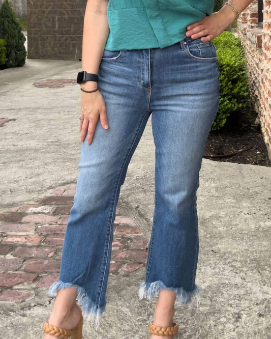 Risen - Chloe High Rise Fray Jeans