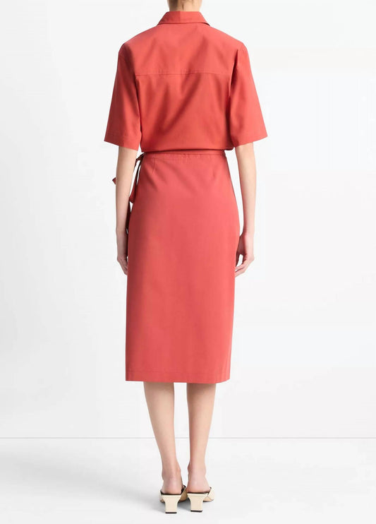 Vince - Wrap Straight Skirt