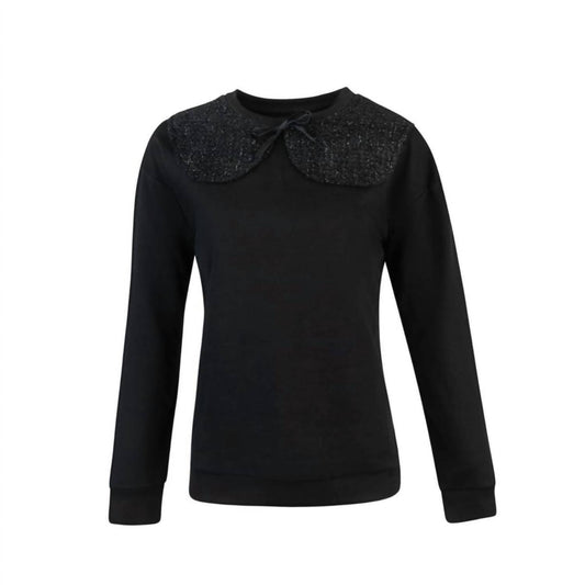 Esteem Couture - Women's French Terry Sequin Collar Sweatshirt