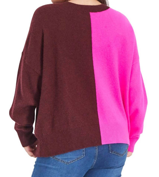 Aqua - Crew Neck Cashmere Sweater