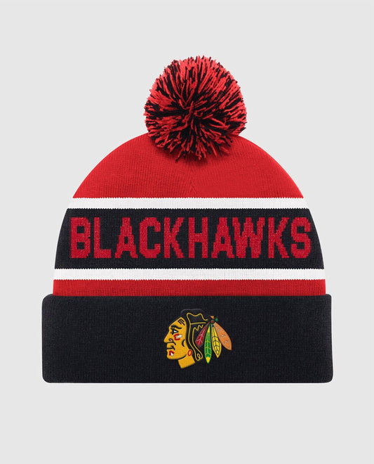 Starter - Unisex Chicago Blackhawks Pom Beanie
