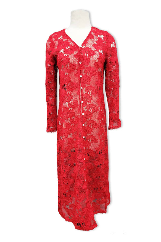 Paparazzi - Women's Lace Maxi Duster