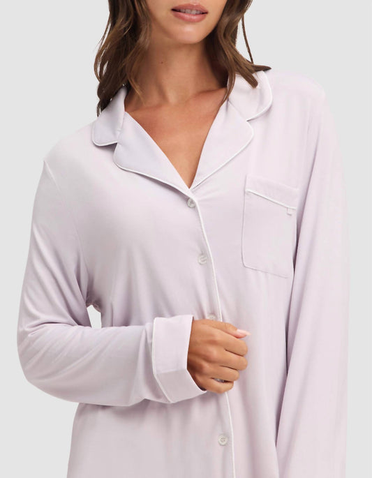 Cozy Earth - Long Sleeve Bamboo Stretch Pajama Top