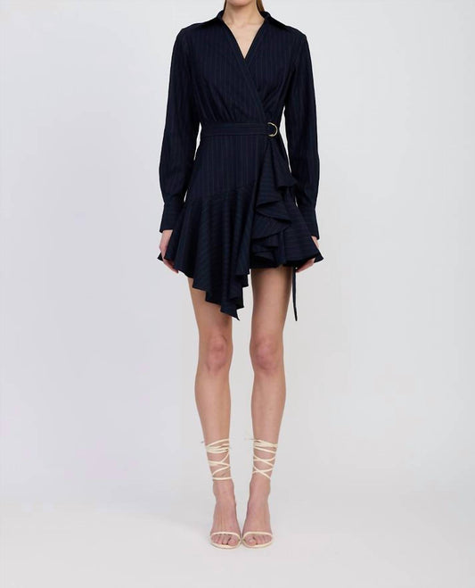 En Saison - Prudence Surplice Mini Dress