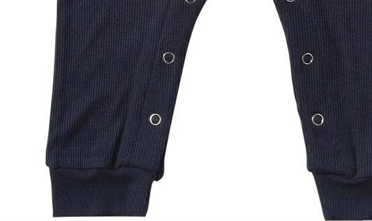 Me & Henry - Boy's Mason Ribbed Romper