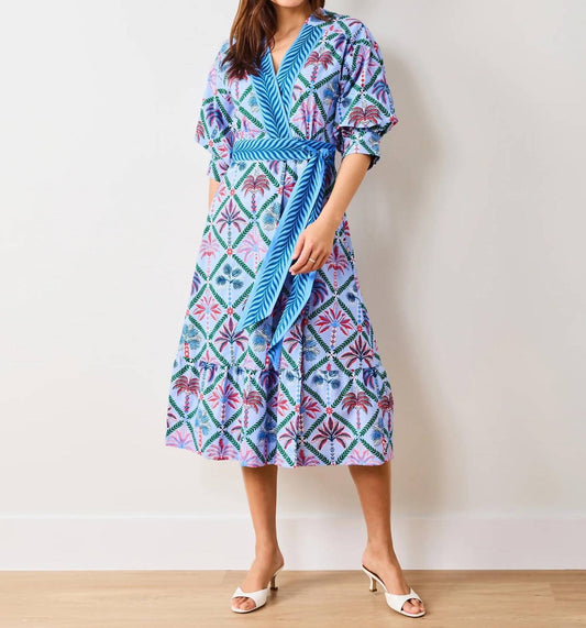 Printfresh - Gabriela Palm Tree Dress