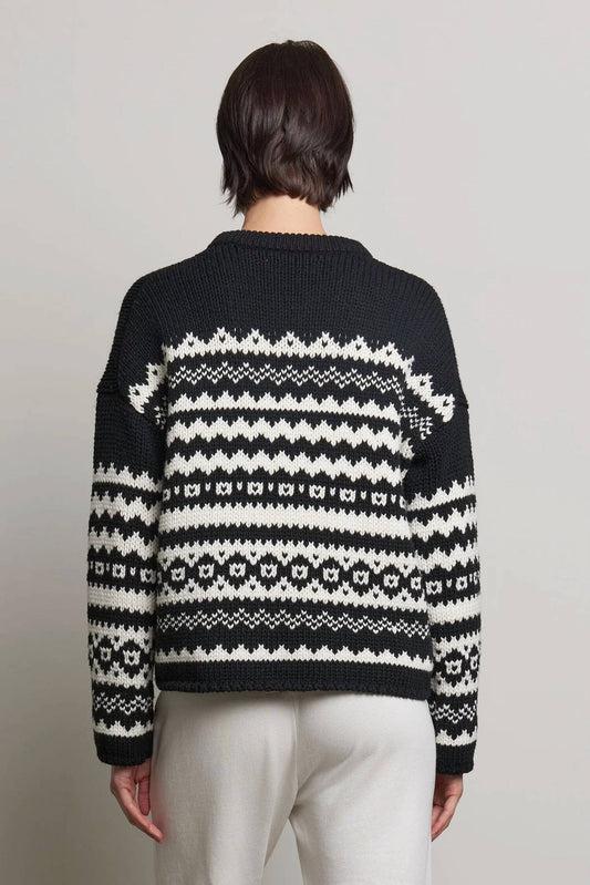 Velvet By Graham & Spencer - Maywood Chunky Fair Isle Sweater