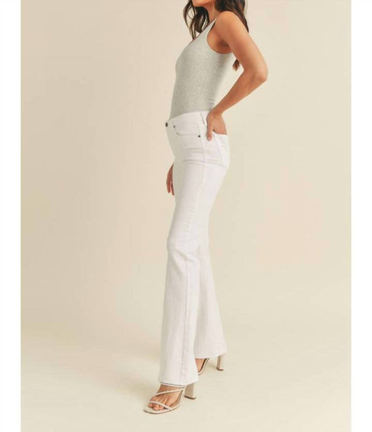 Just Black Denim - High Rise Scissor Cut Flare Long Jeans