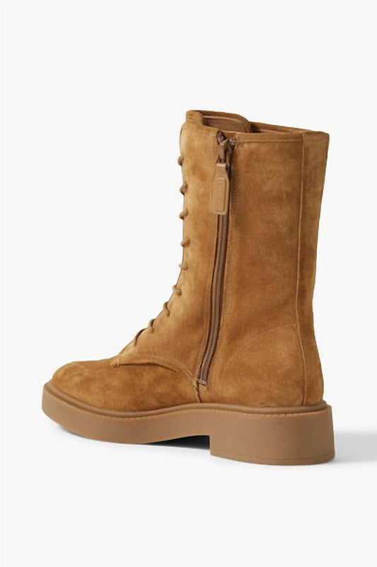 Vince - Women's Kady Suede Lace-up Tall Boots