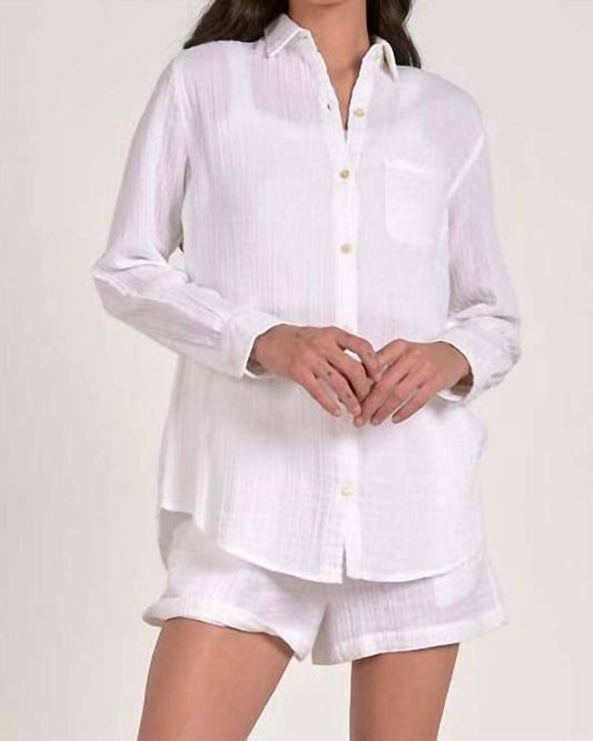 Elan - Long Sleeve Button Down Shirt