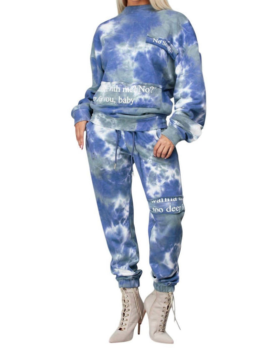 L'Atiste - Denim Stonewashed Jogger Set