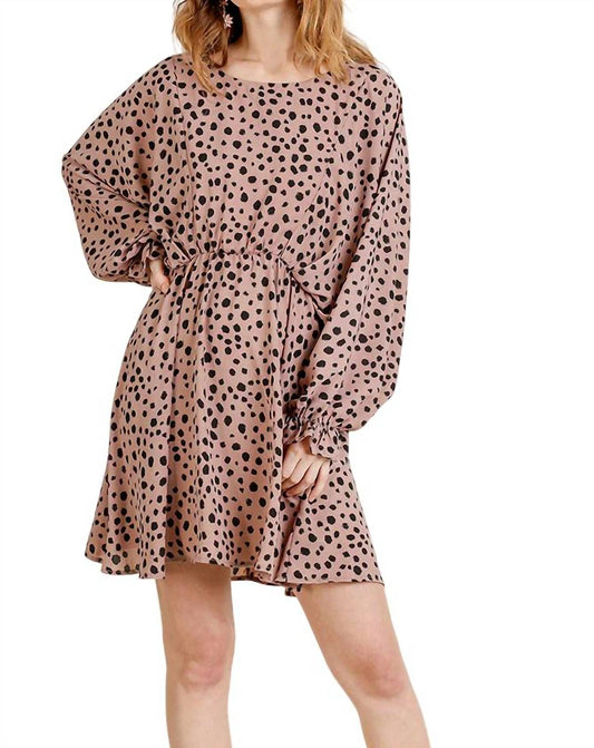 Umgee - Dalmatian Keyhole Dress