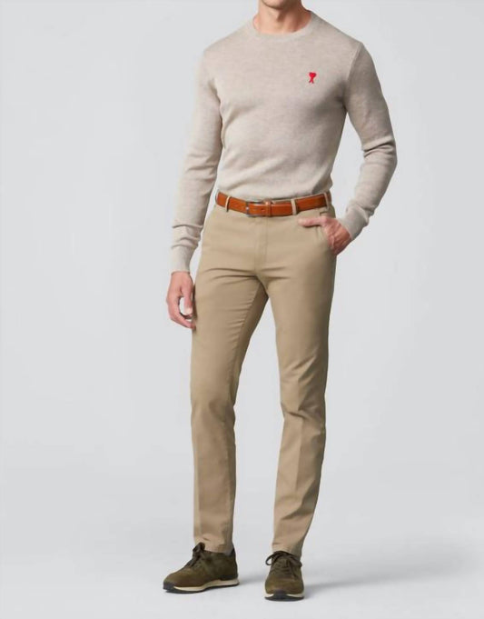 Meyer - Meyer Bonn 9-3004 Stone Cotton Chino