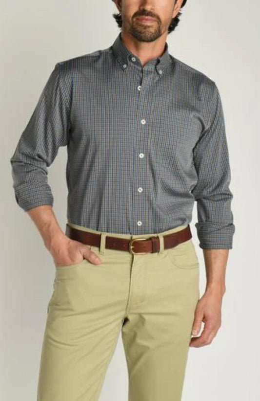 Men's Macon Performance Plaid Shirt